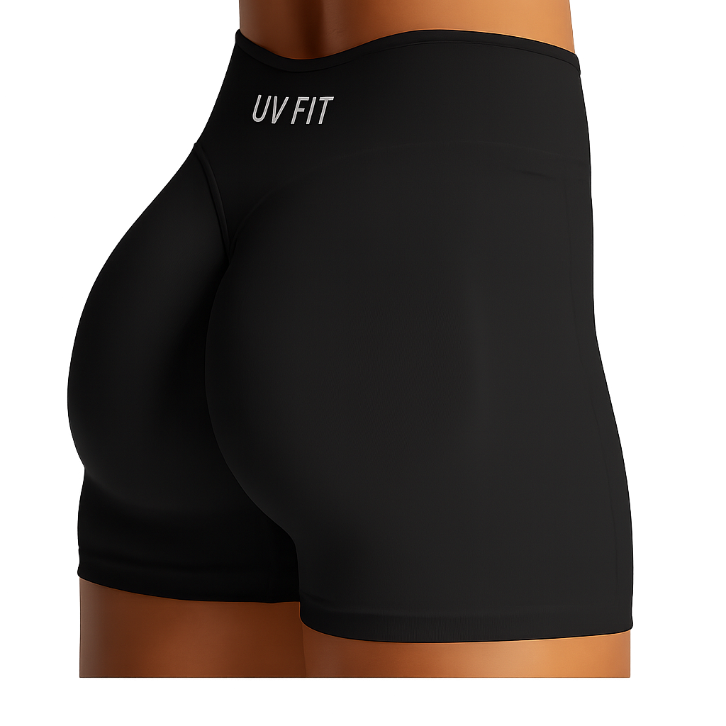 UV FIT Women’s Seamless High-Waist Gym Shorts