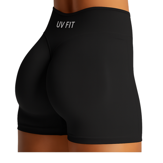 UV FIT Women’s Seamless High-Waist Gym Shorts