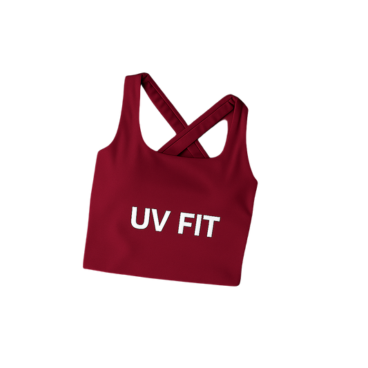 UV FIT Seamless Sports Bra – Push-Up Yoga & Fitness Top