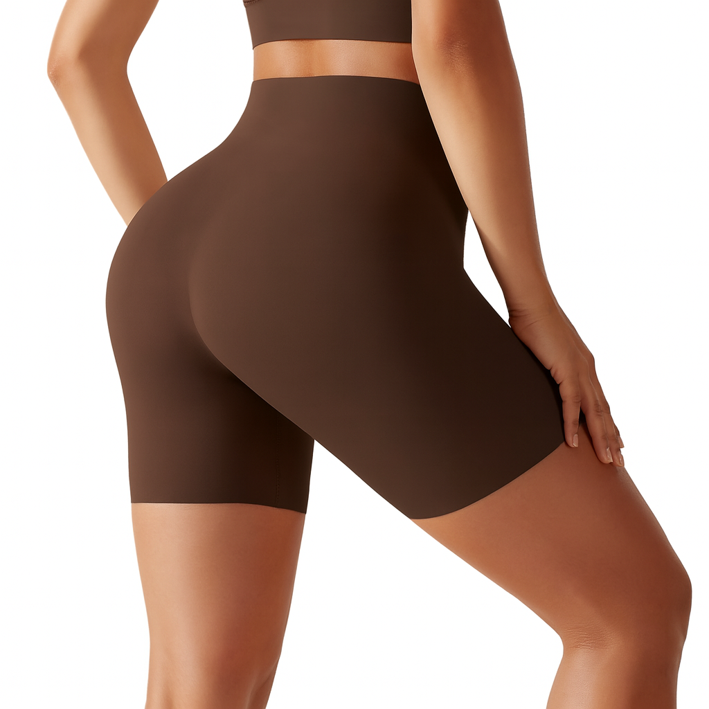 UV FIT Seamless High-Waist Shaping Shorts