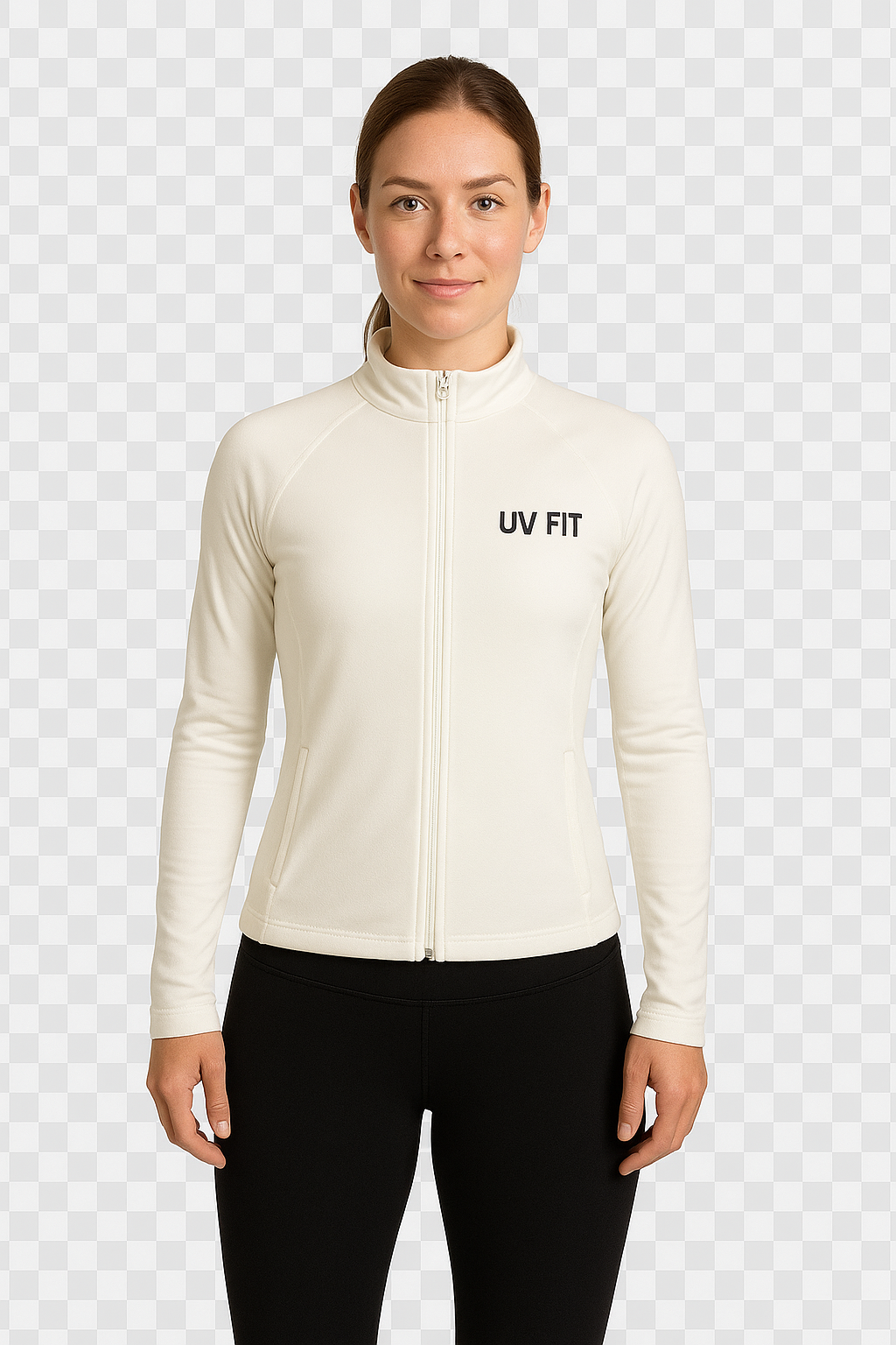 Quick-Drying Fitness Jacket with Stand-Up Collar