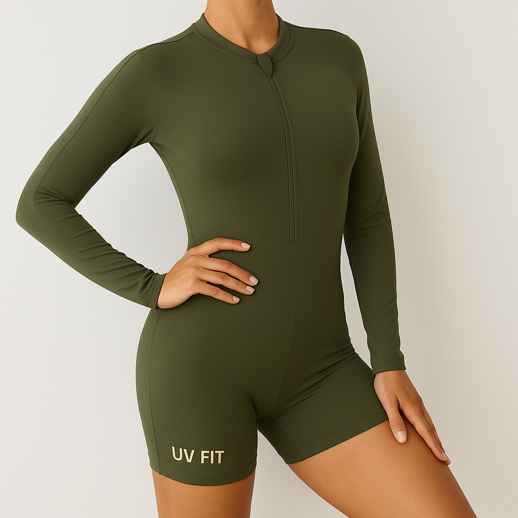 UV FIT Women’s Long Sleeve Athletic Jumpsuit