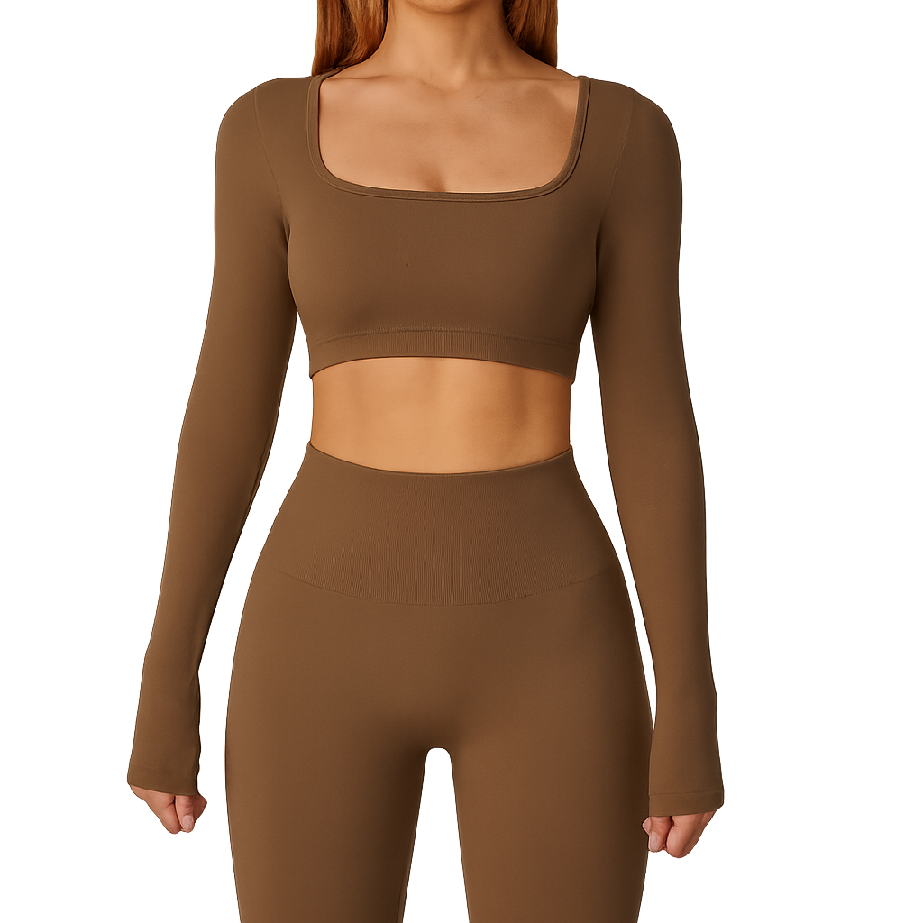 Open Back Long Sleeve Workout Jumpsuit – UV FIT