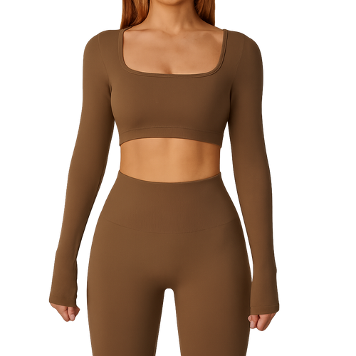 Open Back Long Sleeve Workout Jumpsuit – UV FIT