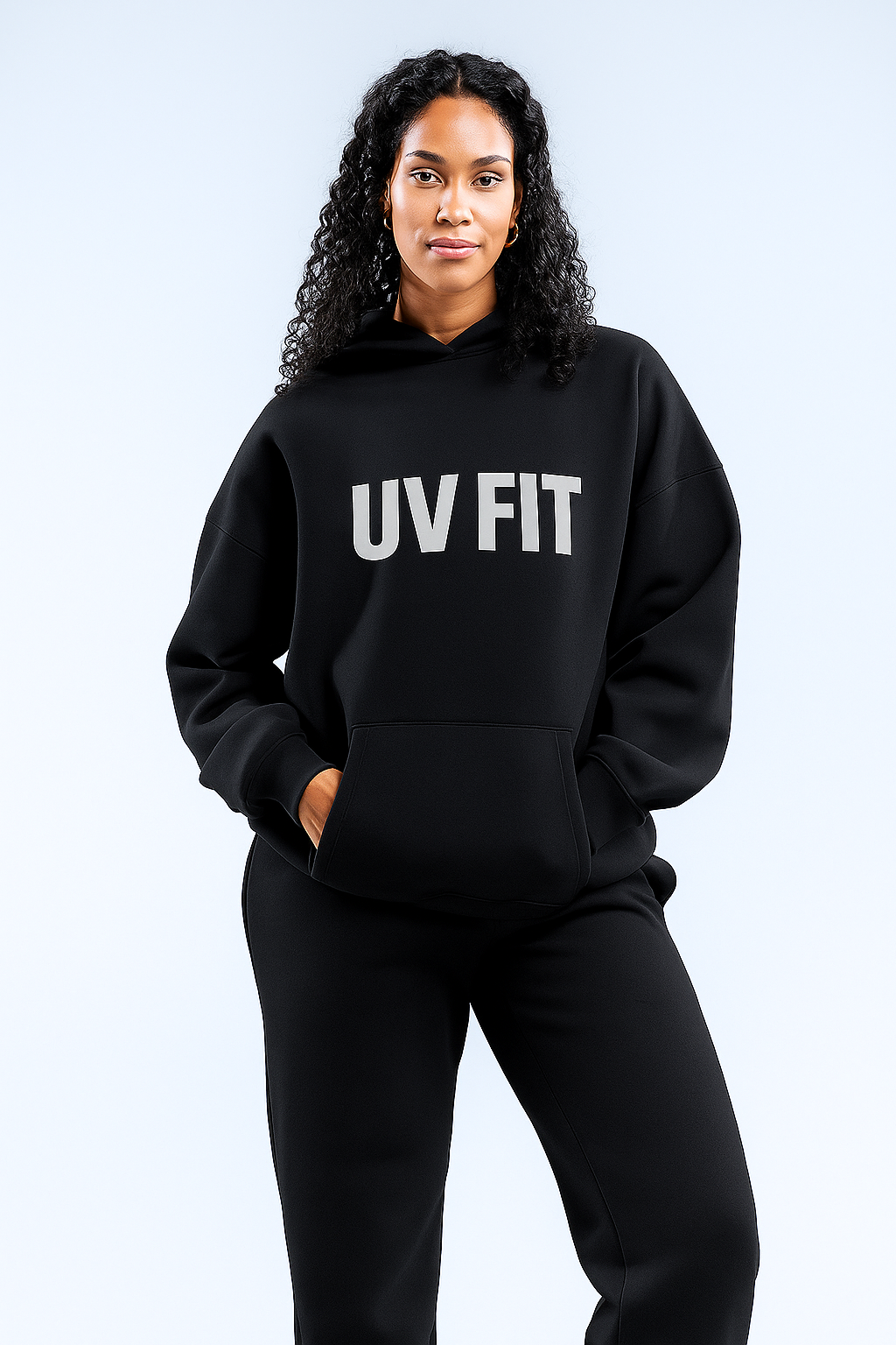 UV FIT Ladies Casual Sweatshirt & Jogger Set