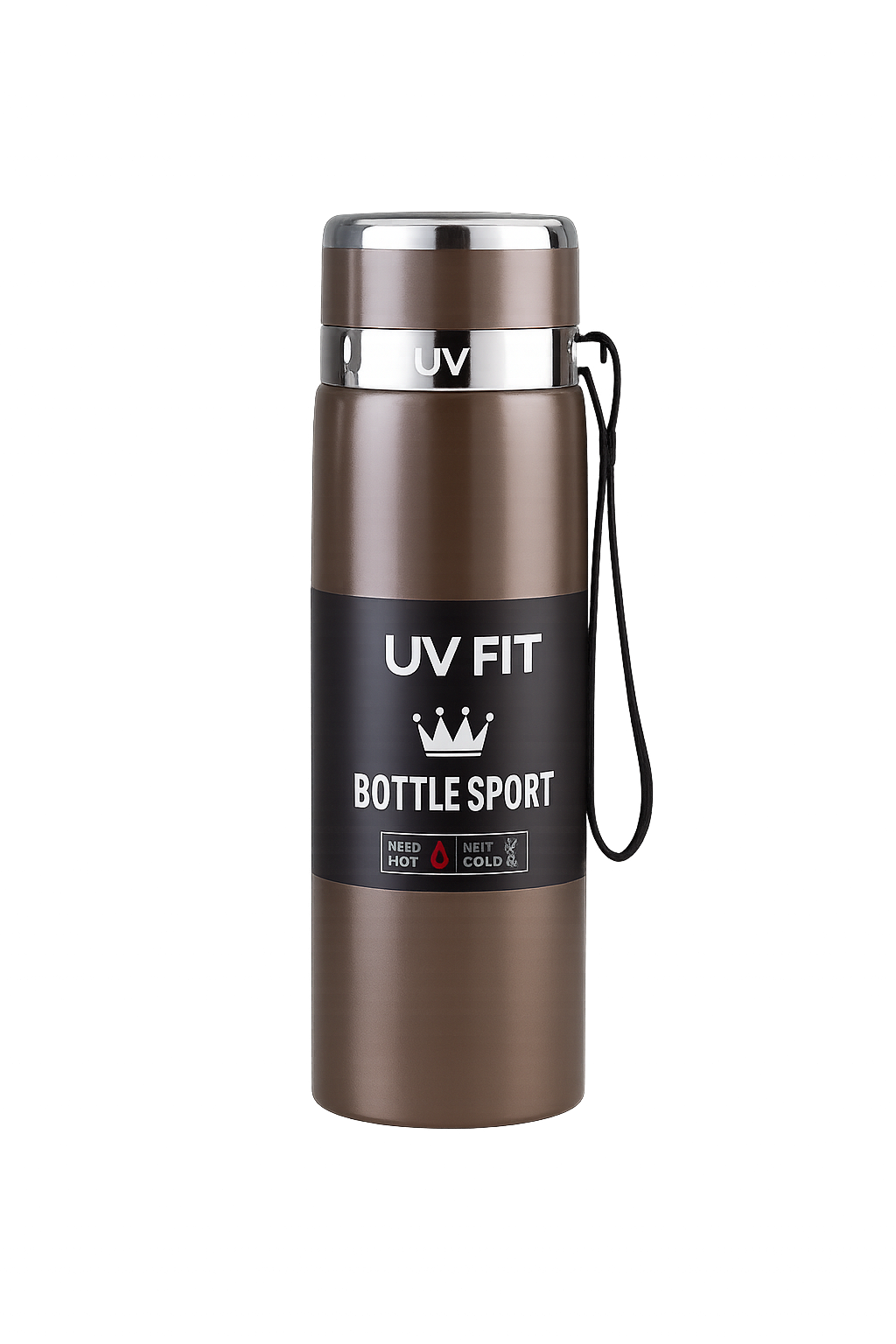 UV FIT Thermal Water Bottle 1000ml – Hot & Cold Insulated