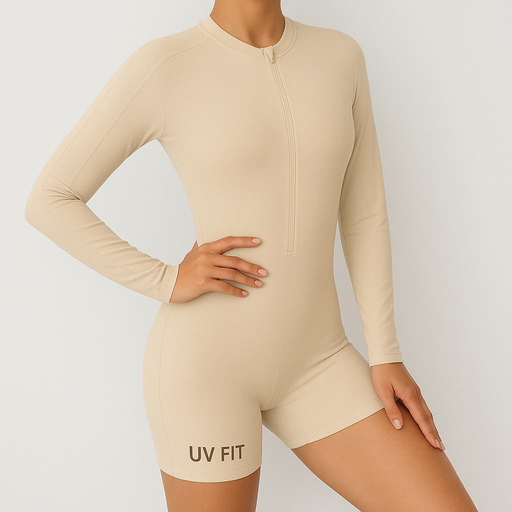 UV FIT Women’s Long Sleeve Athletic Jumpsuit
