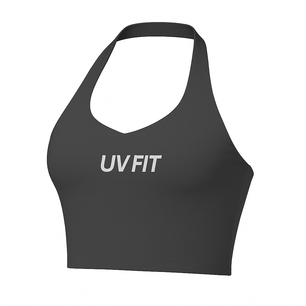 UV FIT Halter Crop Top