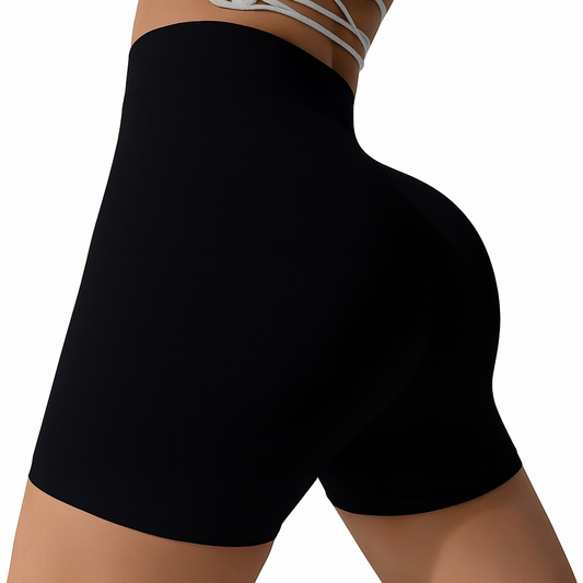 UV FIT High-Waist Seamless Workout Shorts