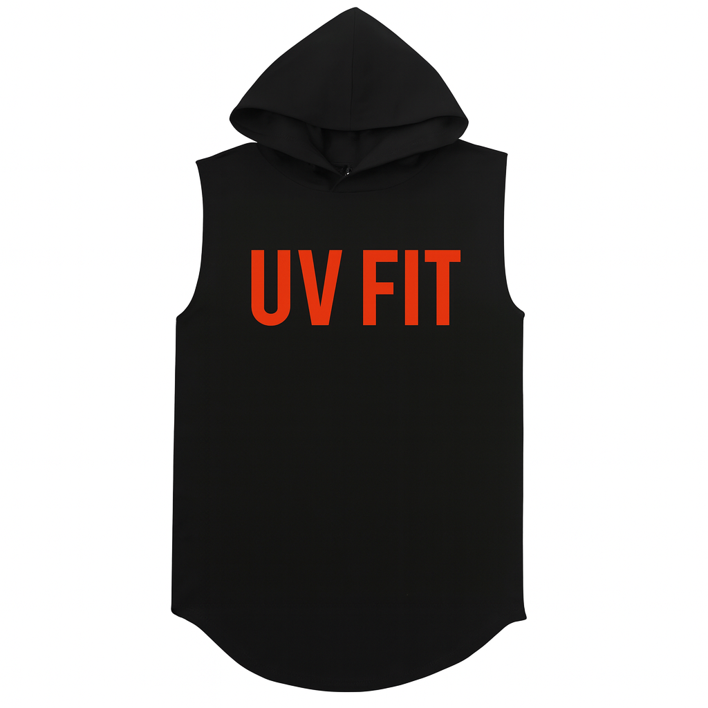 UV FIT Sleeveless Hoodie – Lightweight Athletic Training Top