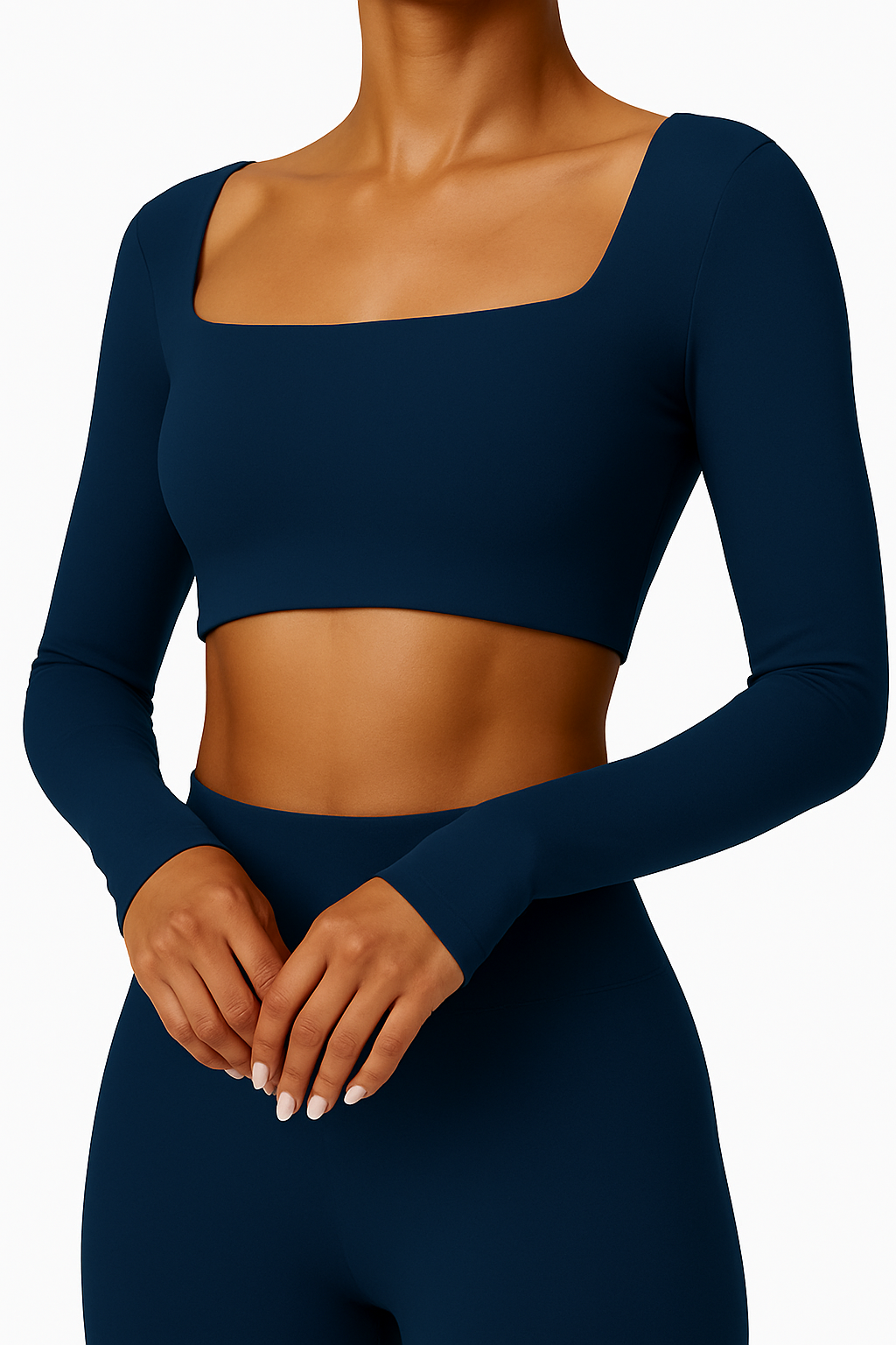 UV FIT Hearuisavy Casual Quick-Drying  Square-Neck Gym Top