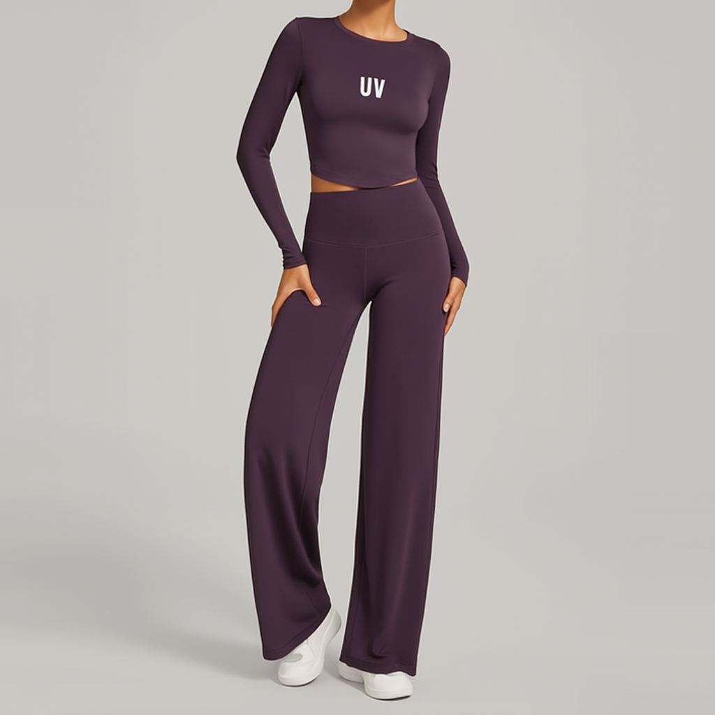 UV FIT 2-Piece Nude Yoga Set