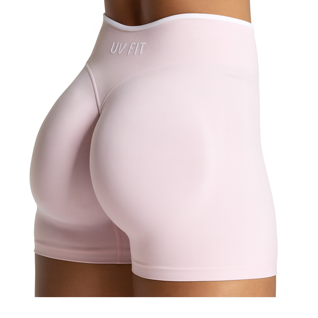 UV FIT Women’s Seamless High-Waist Gym Shorts