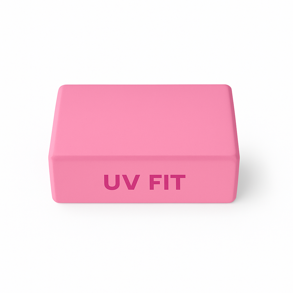 UV FIT Premium Yoga Block – Lightweight, Non-Slip & Supportive