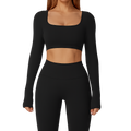 Open Back Long Sleeve Workout Jumpsuit – UV FIT