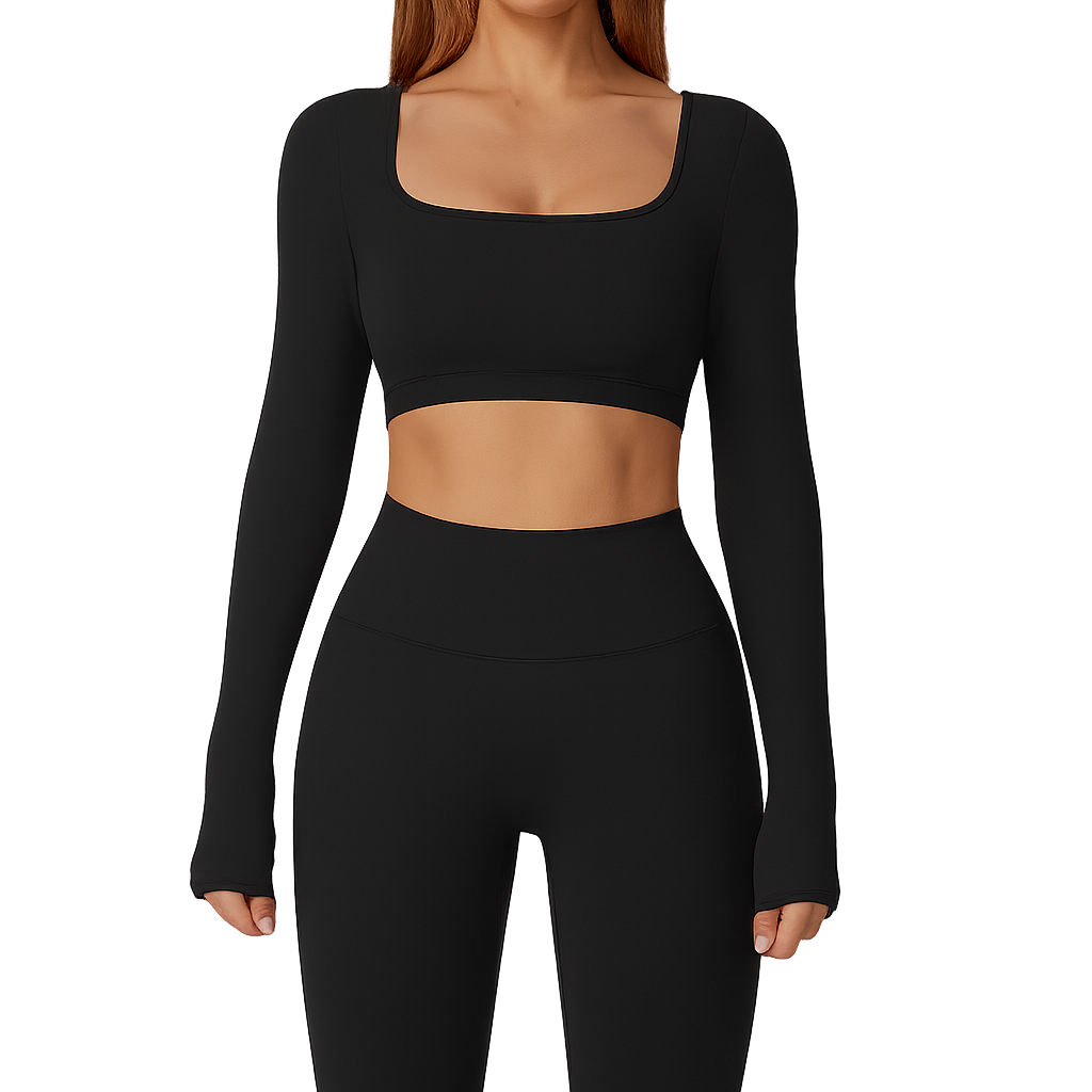 Open Back Long Sleeve Workout Jumpsuit – UV FIT