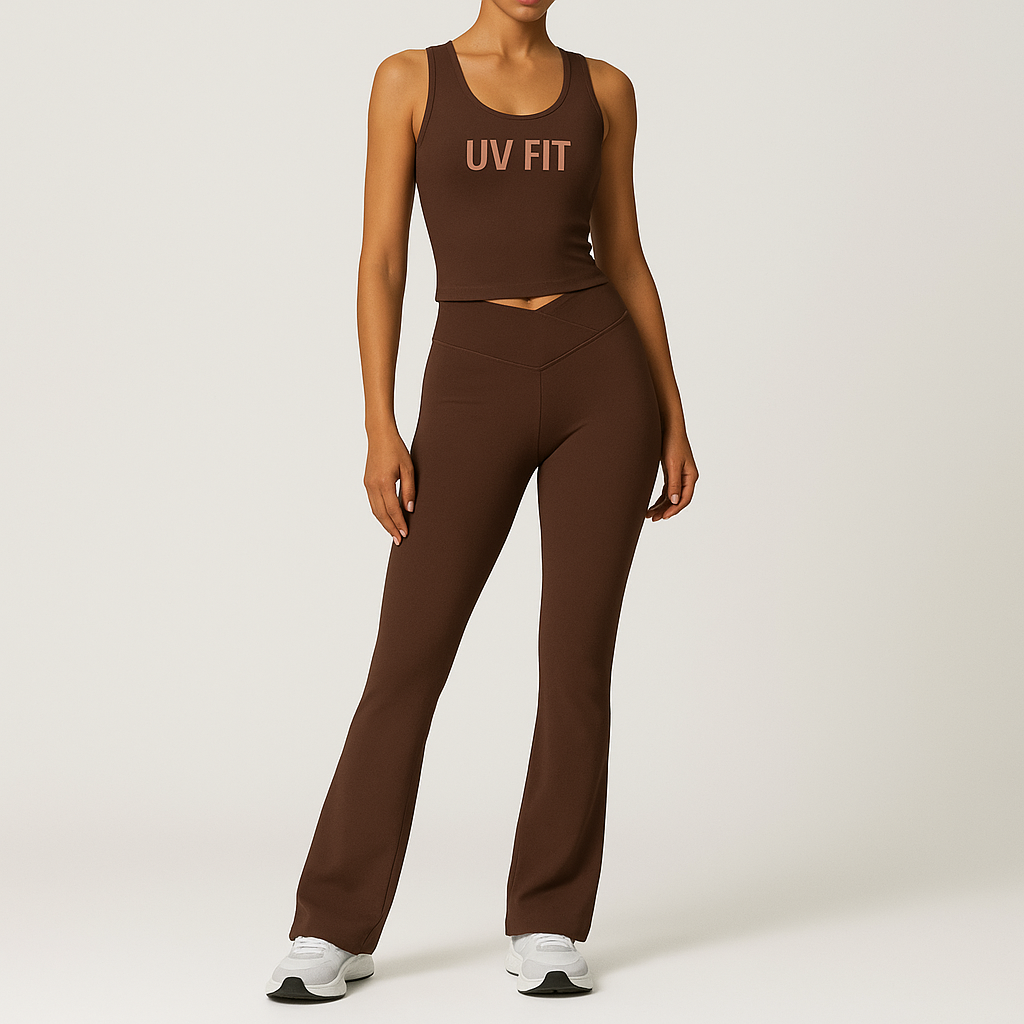 UV FIT Activewear Set – Tank & Flare Leggings