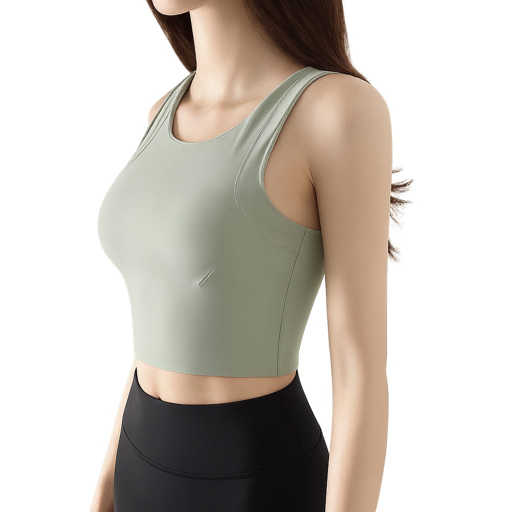 UV FIT Seamless Crop Tank – Second-Skin Comfort & Style