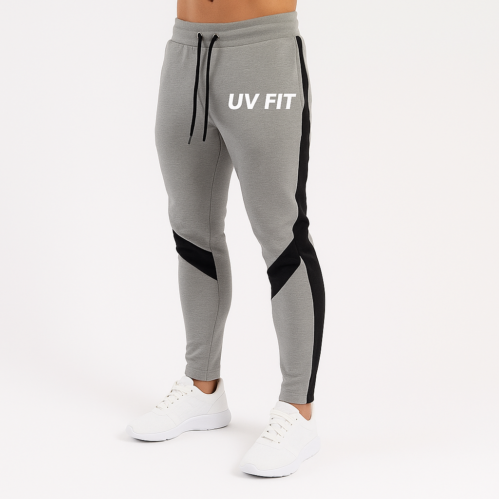 UV FIT Men’s Joggers – Athletic Training Pants | Running & Gym Sweatpants | Quick-Dry Sportswear with UV Protection