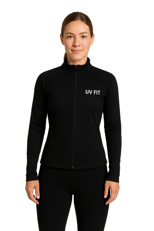 Quick-Drying Fitness Jacket with Stand-Up Collar
