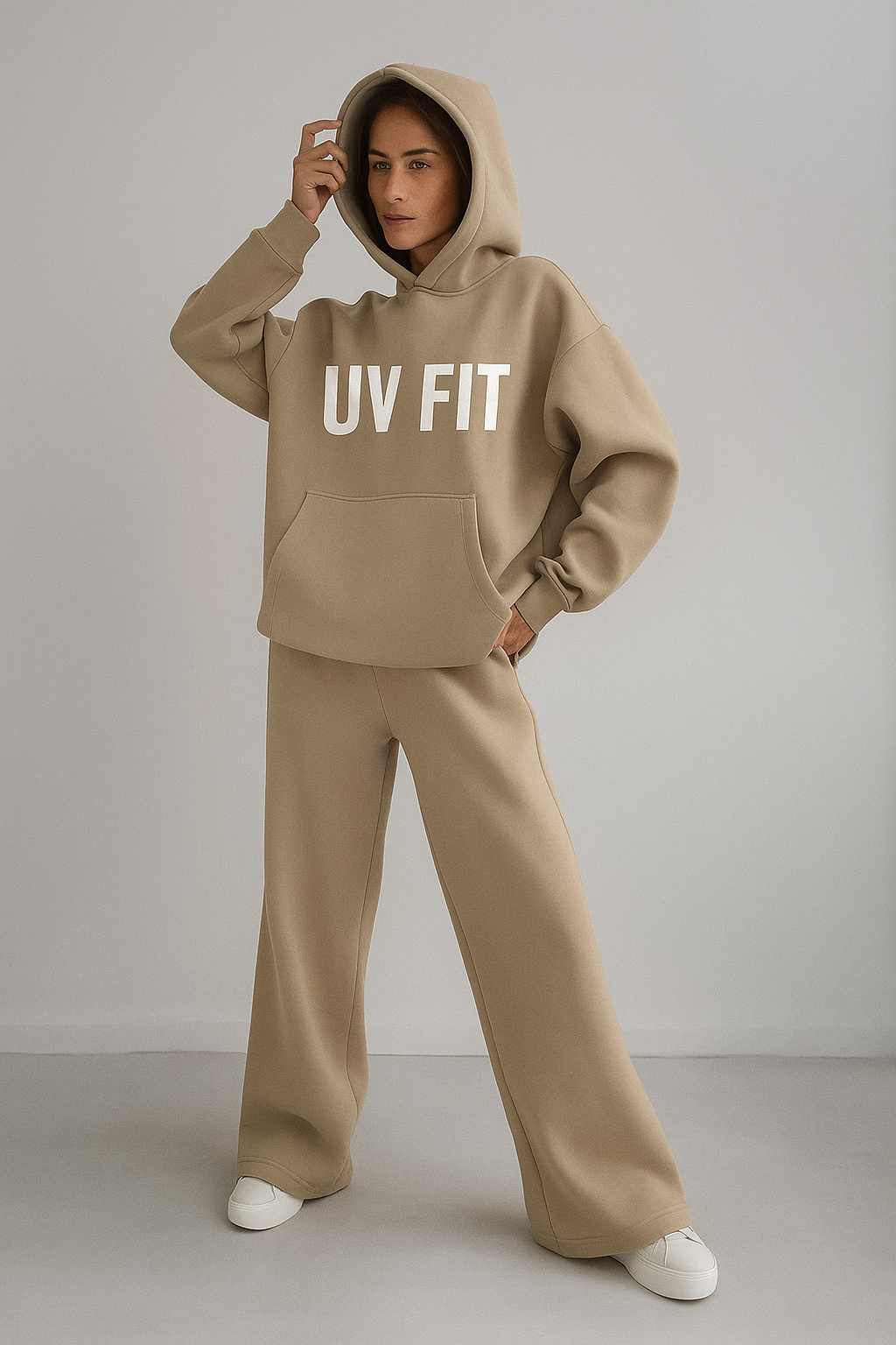 UV FIT Bold Comfort Hoodie & Wide-Leg Sweat Set