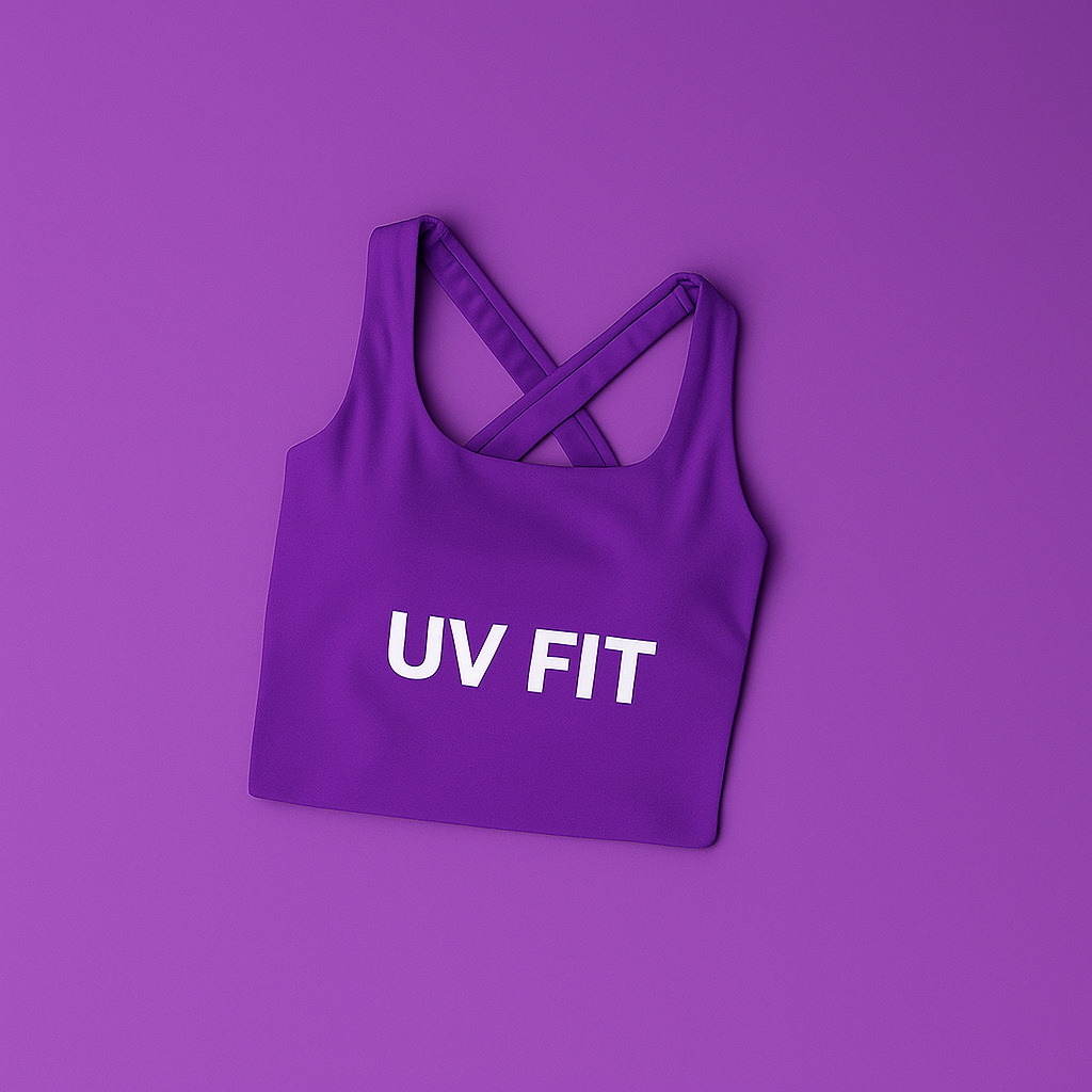 UV FIT Seamless Sports Bra – Push-Up Yoga & Fitness Top