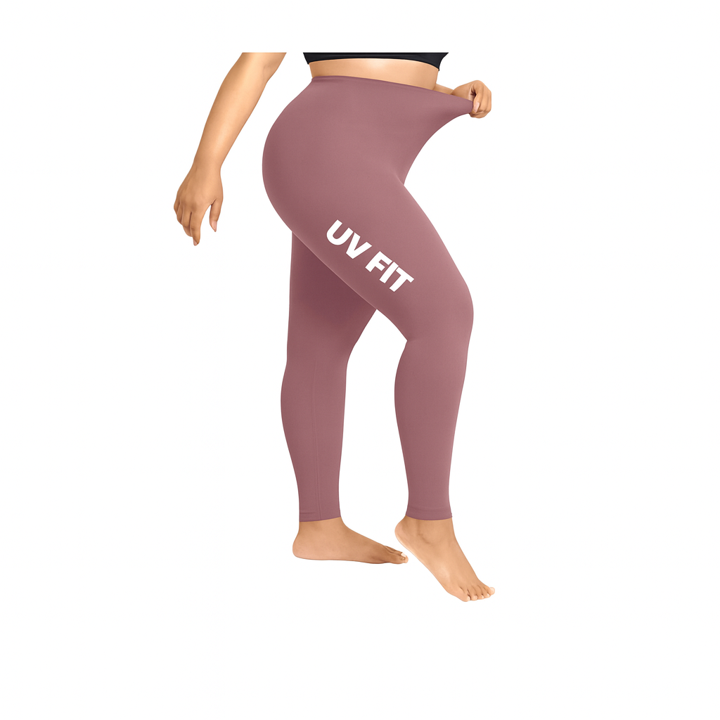 UV FIT High-Waisted Stretch Leggings – Plus Size