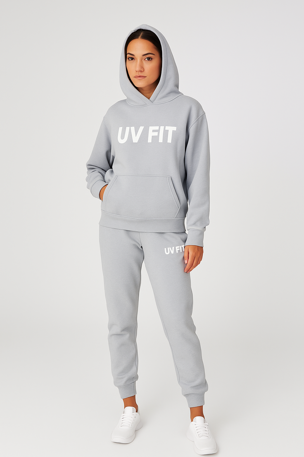 UV FIT Bold Orange Hoodie & Jogger Set