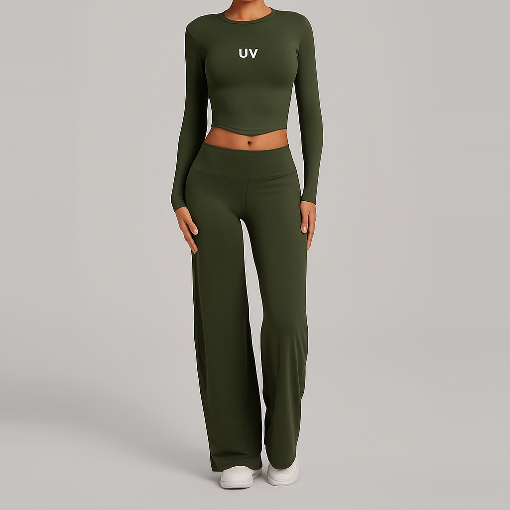 UV FIT 2-Piece Nude Yoga Set