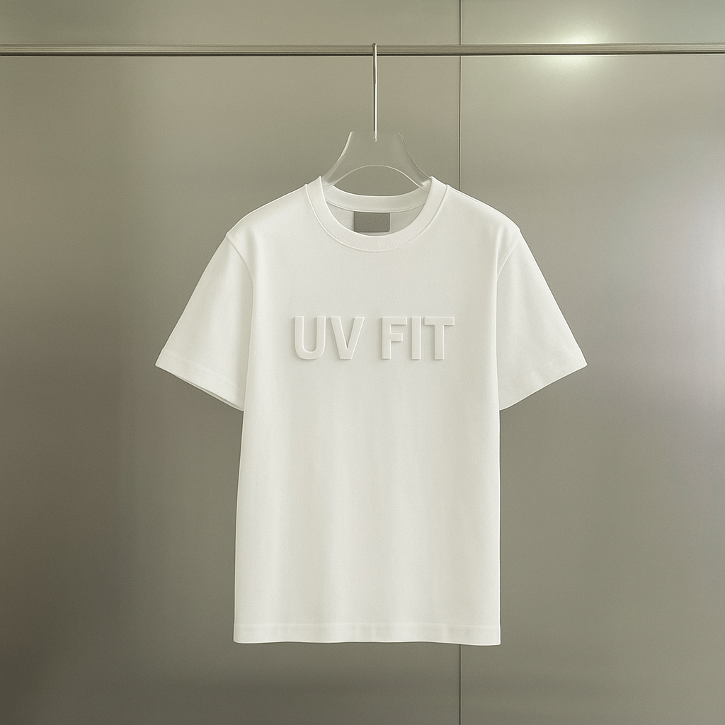 UV FIT Luxury Casual Men’s Cotton Shorts with Reflective Designer Logo