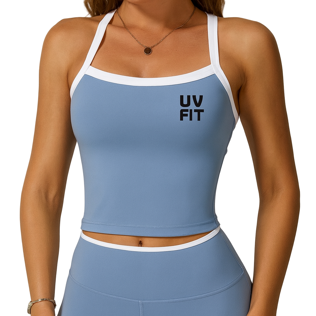 UV FIT Women’s Cross Strap Push-Up Sports Bra