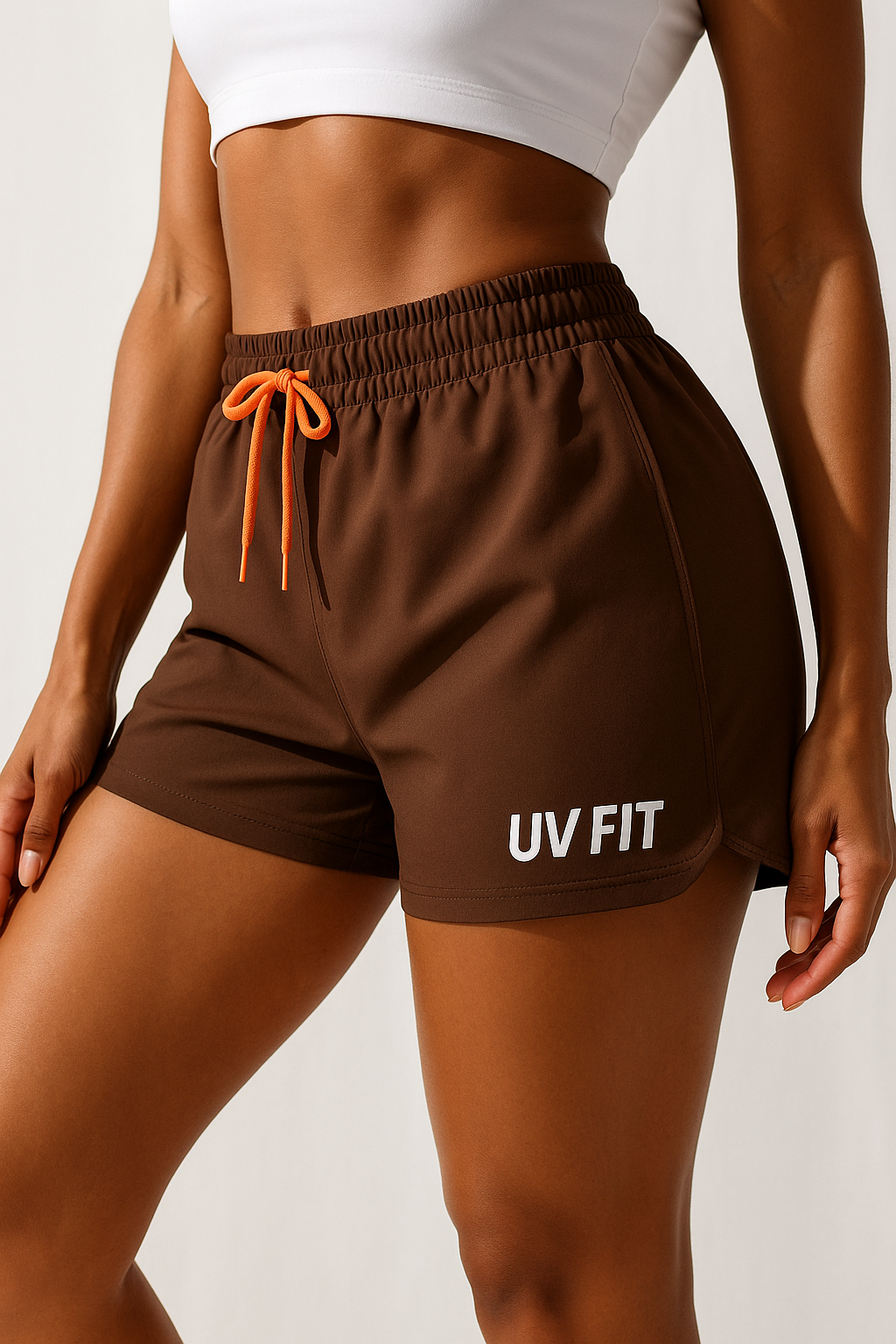 UV FIT Women’s Brown Athletic Shorts