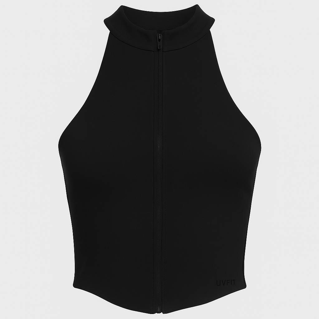UV FIT Women’s Slim Zipper Yoga Vest