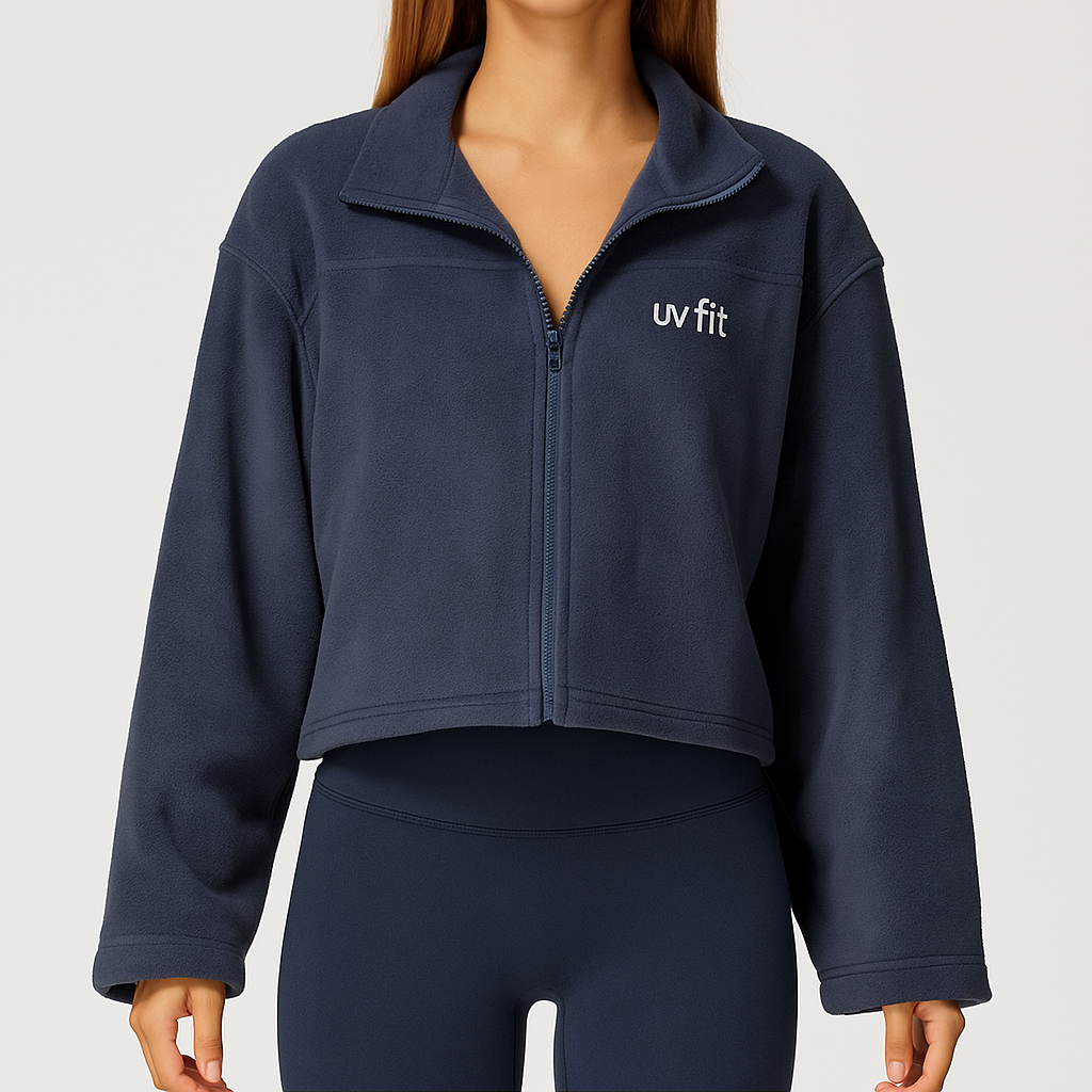 UV FIT Women’s Cozy Fleece Zip-Up Jacket