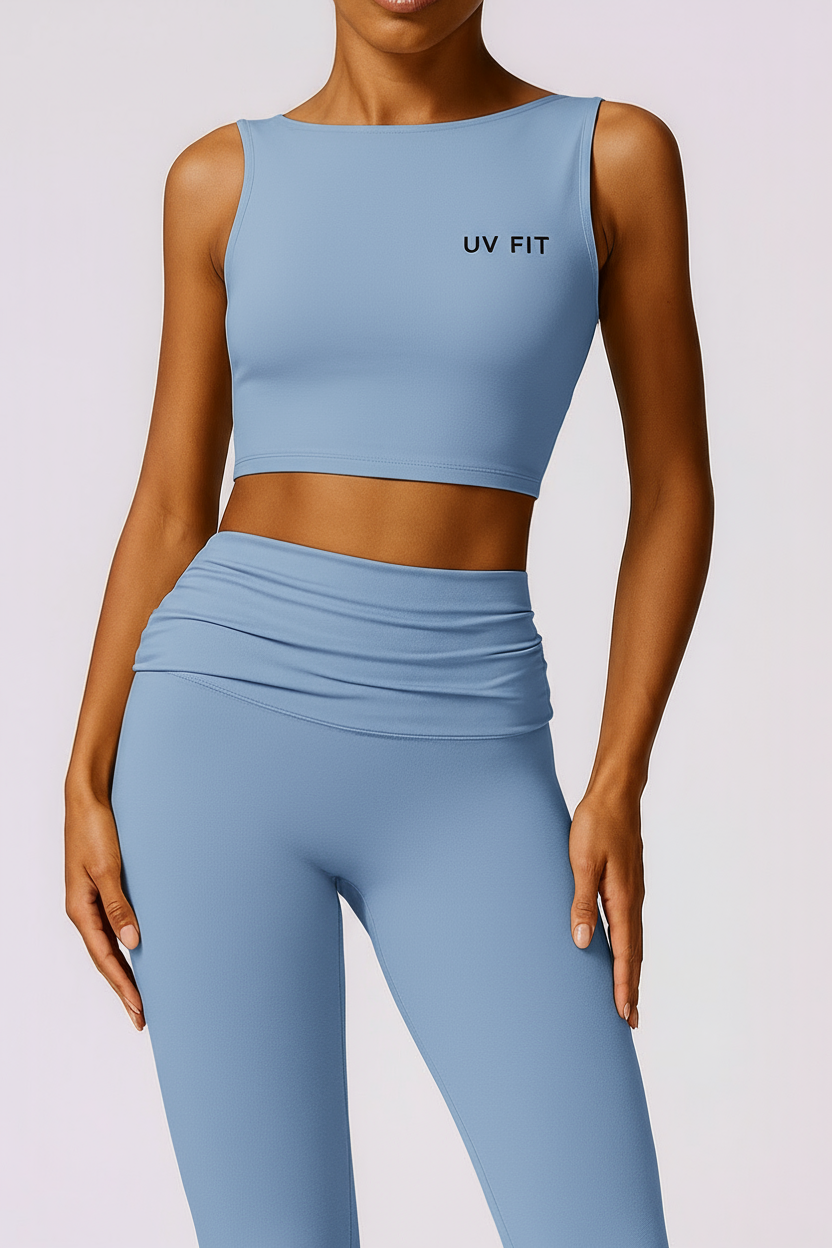 UV FIT High Support, Open-Back Yoga Tank Top