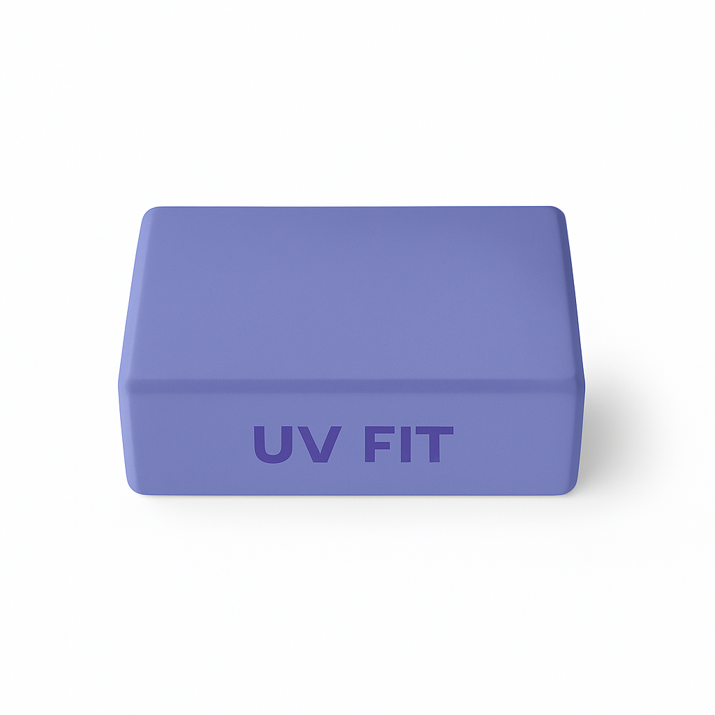 UV FIT Premium Yoga Block – Lightweight, Non-Slip & Supportive