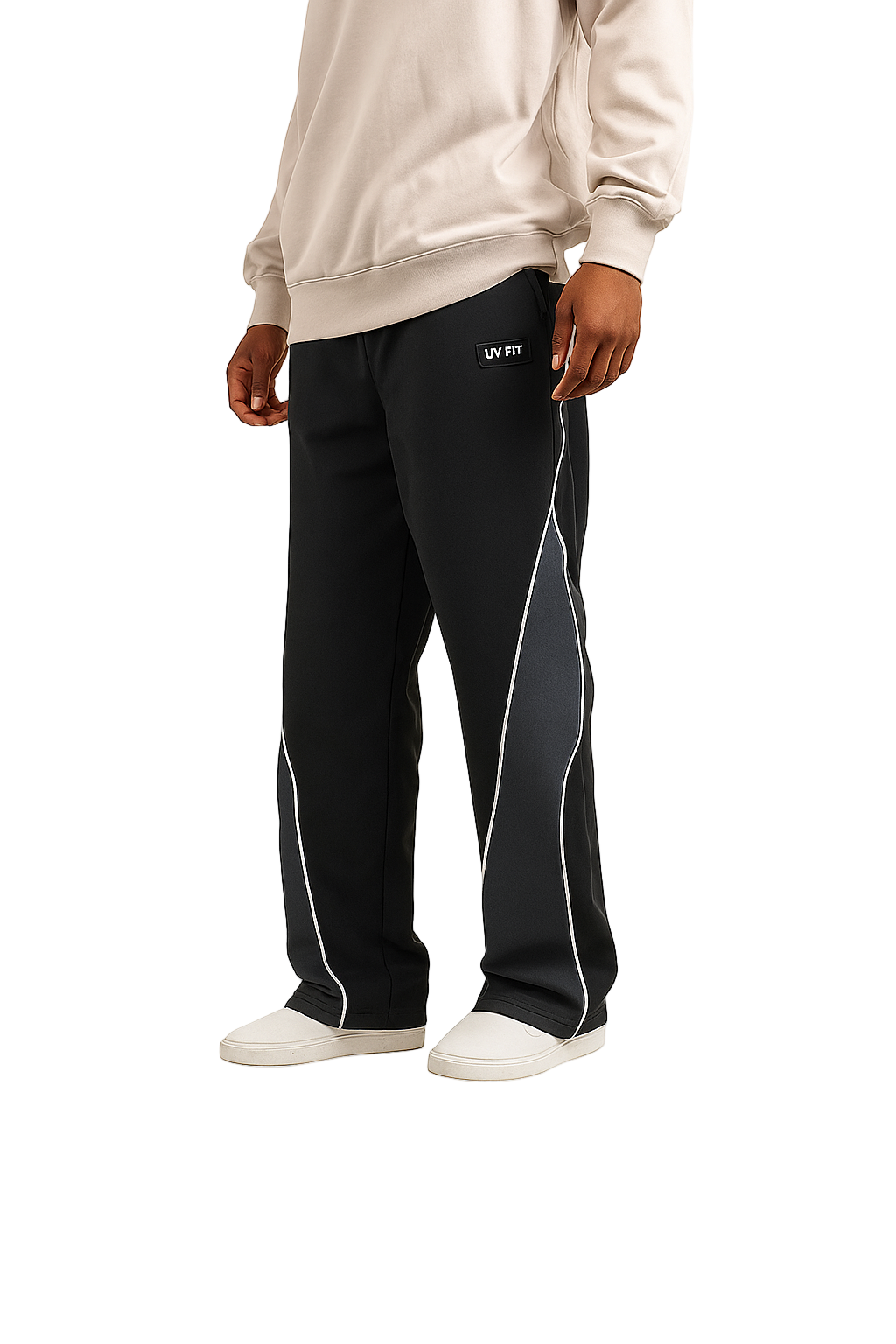 UV FIT Men’s Patchwork Wide Leg Pants