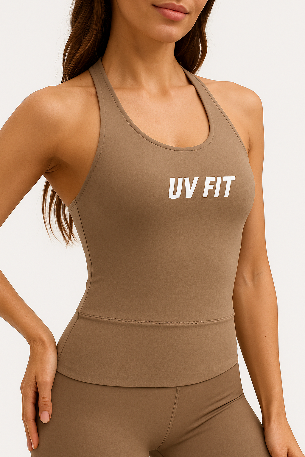 UV FIT Performance Tank Top – Athletic Bold Logo Edition