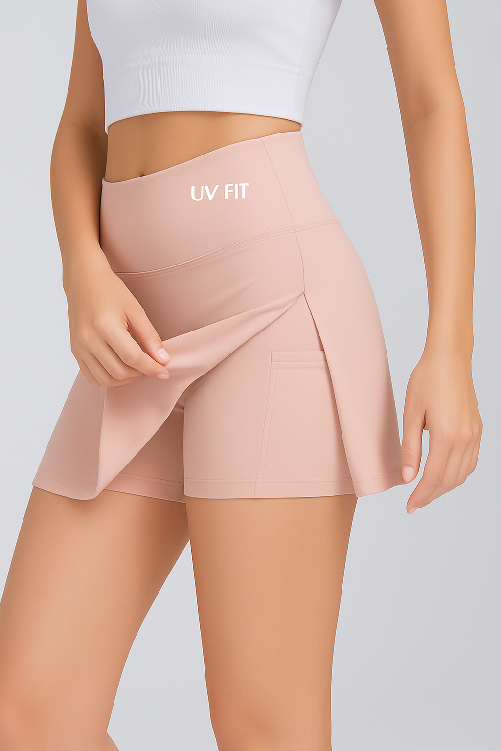 UV FIT High-Waist Athletic Skort – Performance & Style