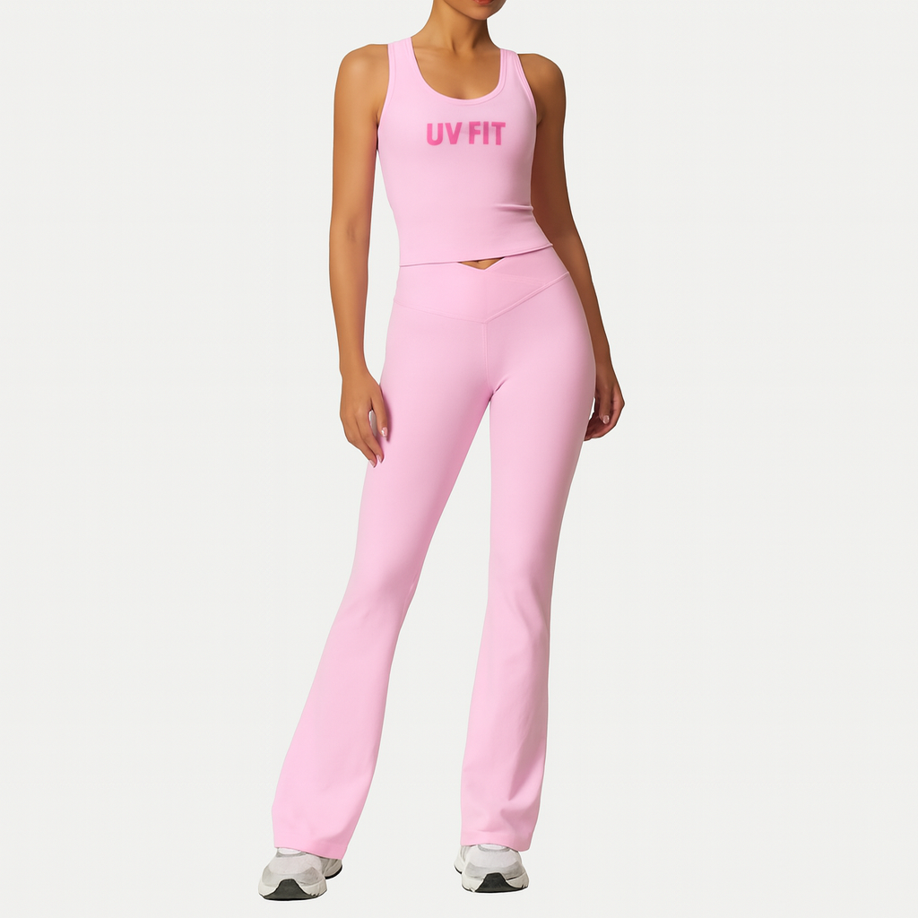 UV FIT Activewear Set – Tank & Flare Leggings