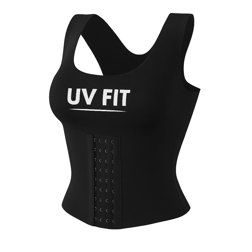 UV FIT Women’s 3-in-1 Button-Bathed Waist Shapewear