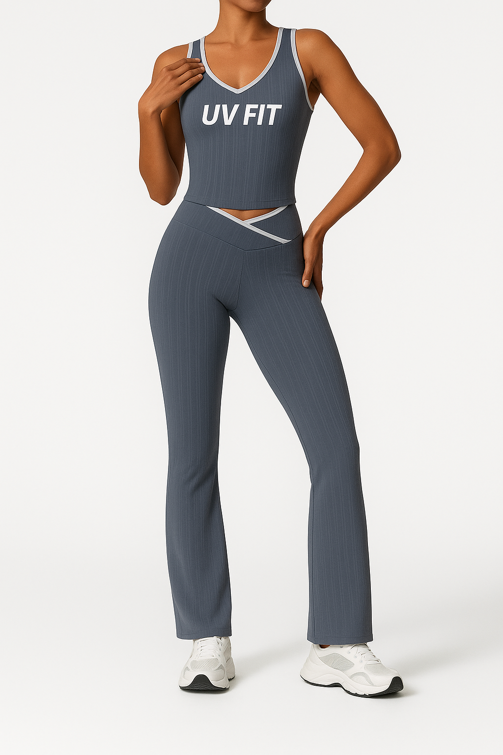 UV FIT Activewear Set – Tank & Flare Leggings