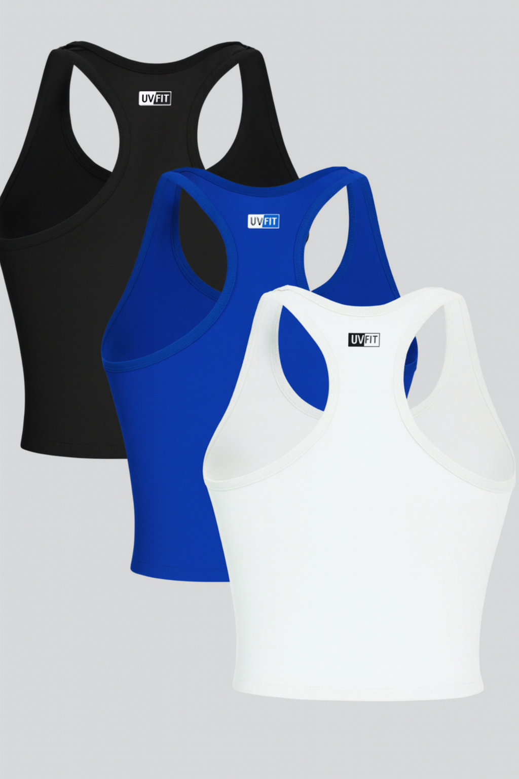 UV FIT 3-Piece Seamless Yoga Vest Set