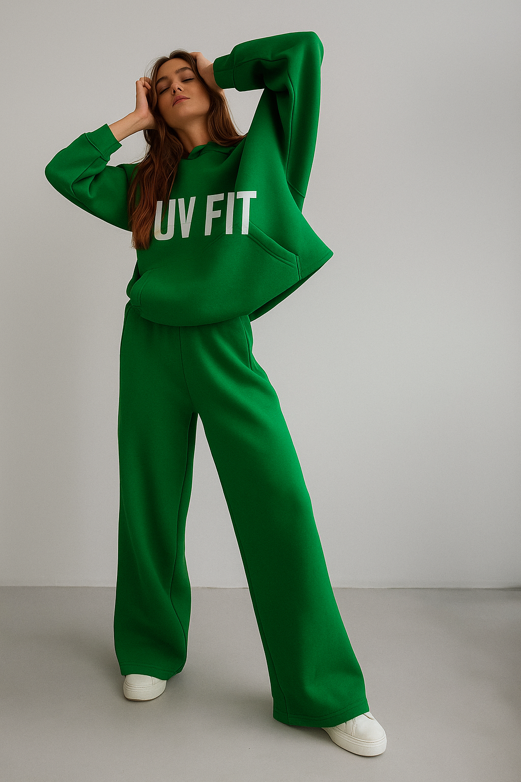 UV FIT Bold Comfort Hoodie & Wide-Leg Sweat Set