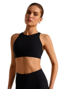 Seamless High-Neck Sports Bra – UV FIT