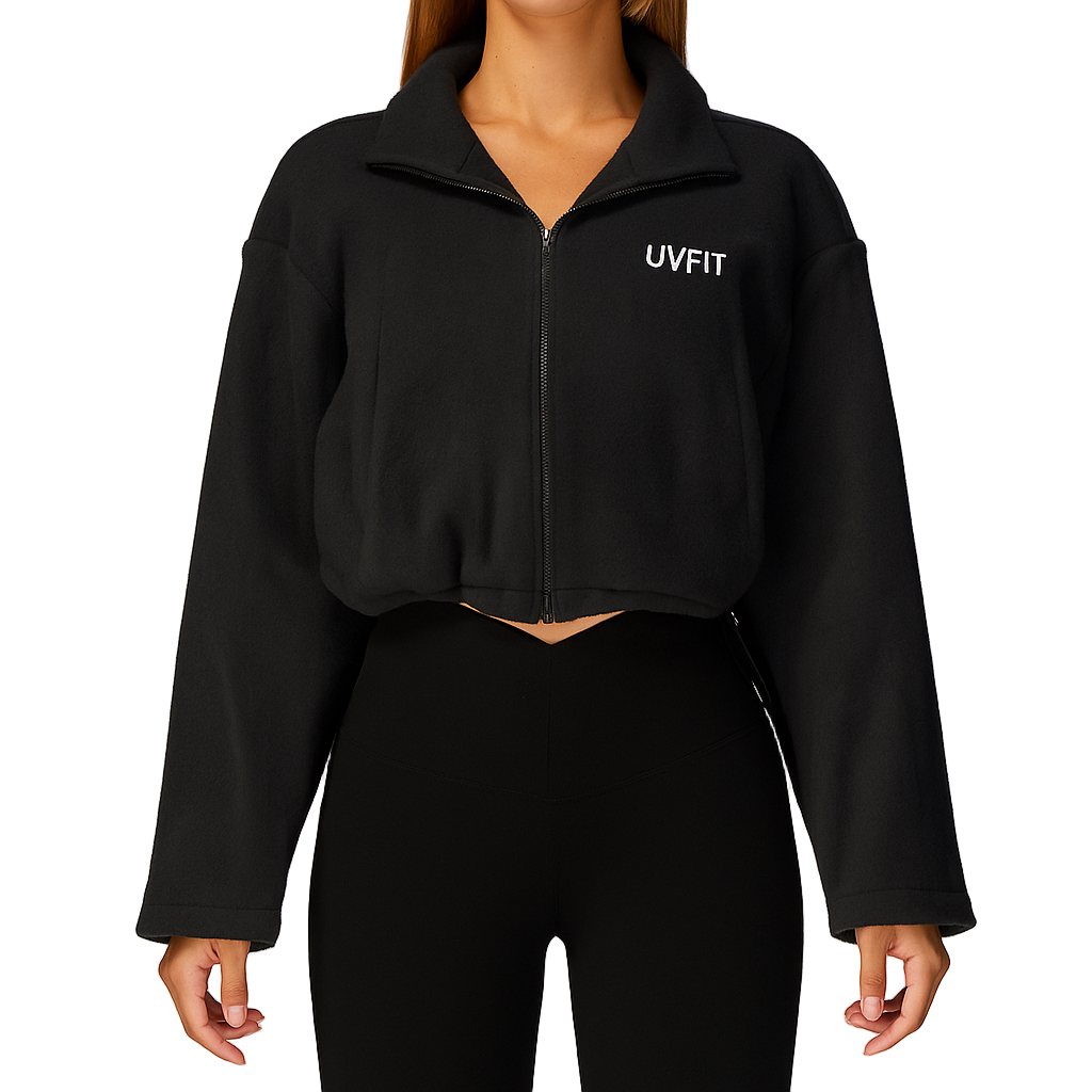UV FIT Women’s Cozy Fleece Zip-Up Jacket