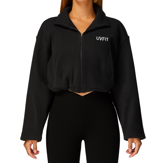 UV FIT Women’s Cozy Fleece Zip-Up Jacket