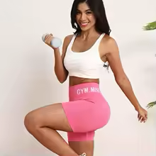 UV FIT High-Waist Seamless Workout Shorts