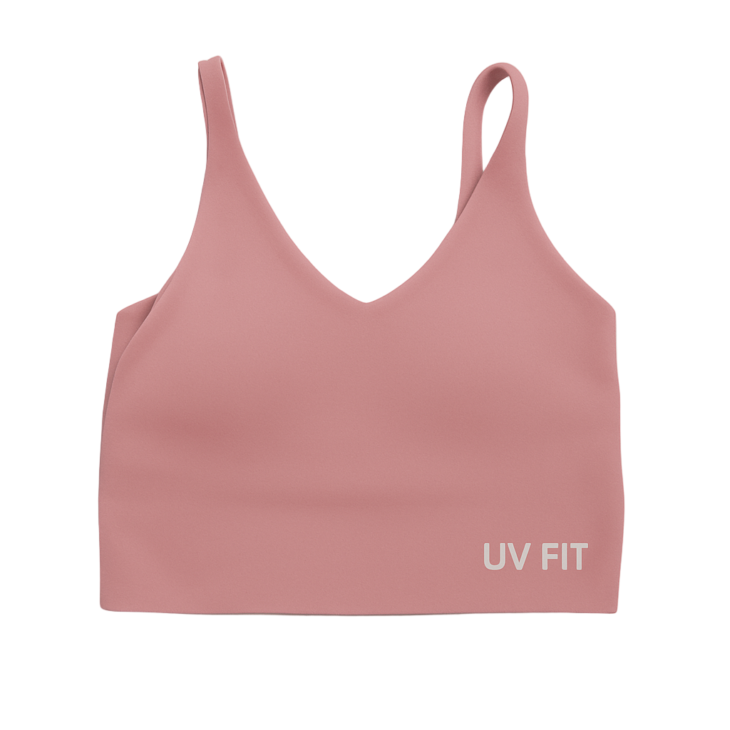 UV FIT Pleated U-Back Sports Bra