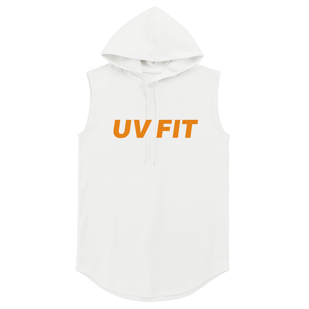 UV FIT Sleeveless Hoodie – Lightweight Athletic Training Top